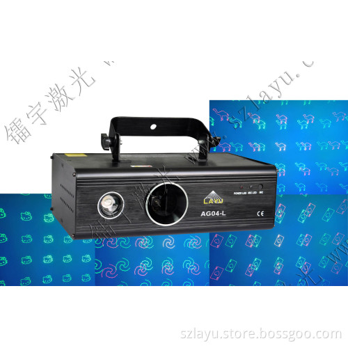 New Moving Head Animation Grating Laser Light with Blue LED Background